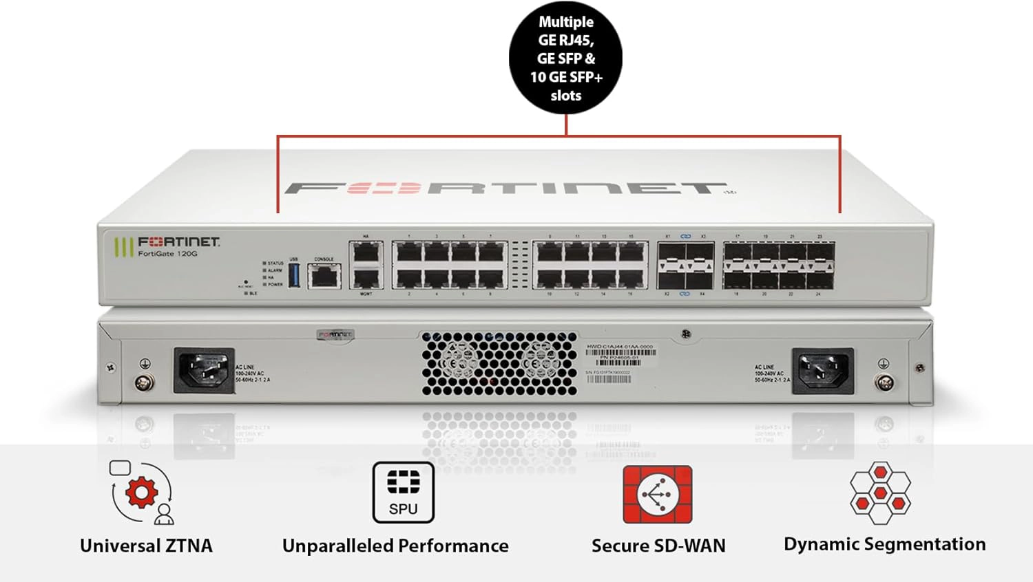 fortinet-fortigate-120g-firewall-guvenlik-duvari-lisans Fortinet FortiGate 120G Güvenlik Duvarı Firewall 3 Yıllık Lisans - Görsel 1