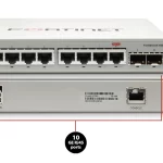Fortinet FortiSwitch FS-108F Yönetilebilir Gigabit Ethernet Switch | 8 Port + 2 SFP